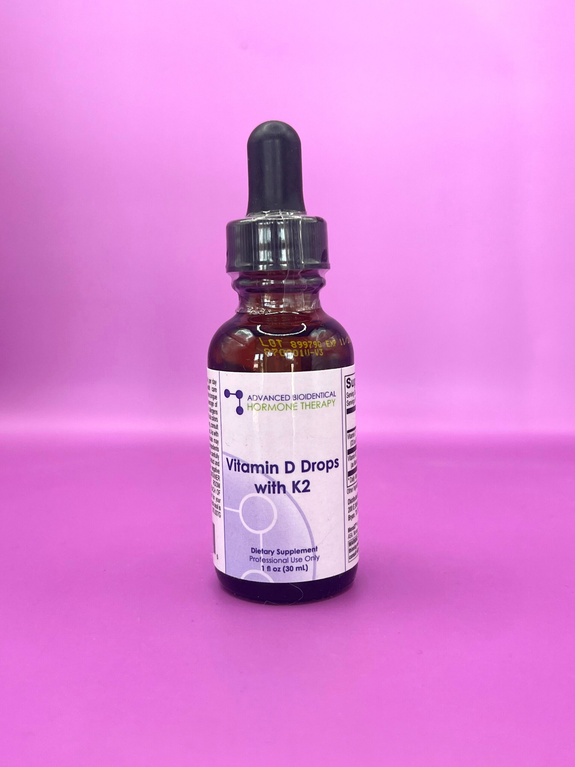 Vitamin D Drops with K2 - Advanced Bioidentical Hormone Therapy