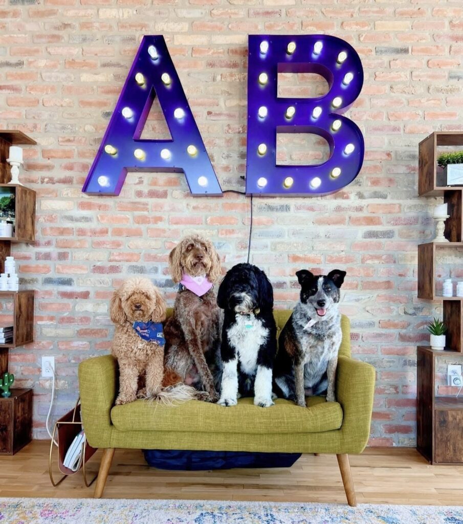 AB Hormone Therapy Bryan/College Station, Texas Office Dogs Pic